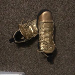 Nike air money gold shoes
